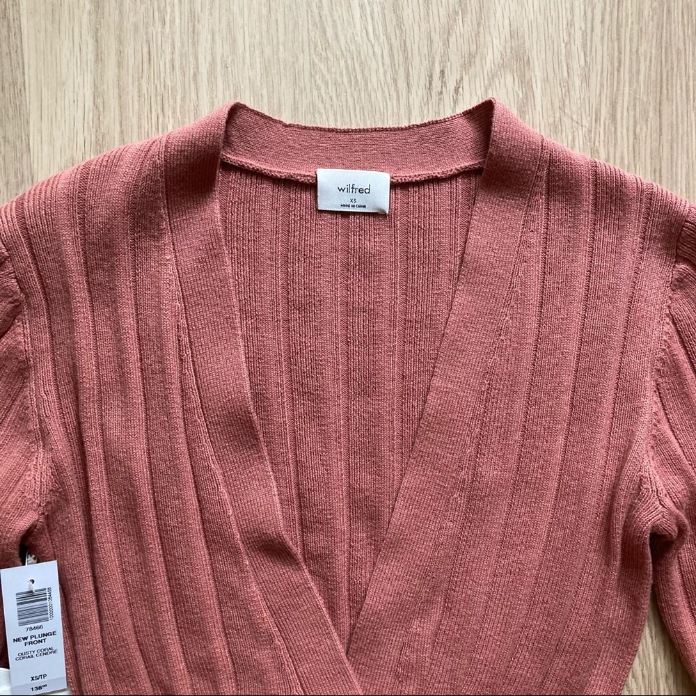 [Sold off app] Wilfred Plunge Front Cardigan - Picture 3 of 7